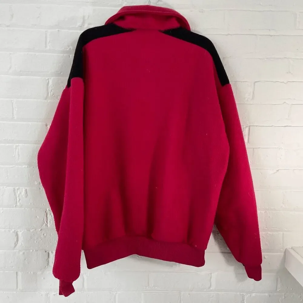 Vintage 80s/90s Columbia Bugaboo 3-in-1 Jacket & Fleece w/ Aztec Collar